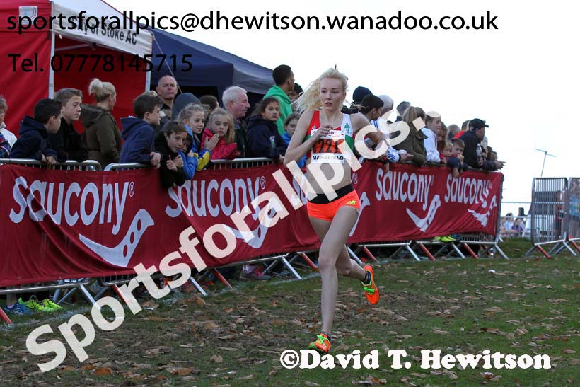 junior womens  National Cross Country Relays. Photo: David T. Hewitson/Sports for All Pics